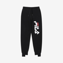 Fila Unbalance Linear Logo Jogger - Naisten Housut - Mustat | FI-89799